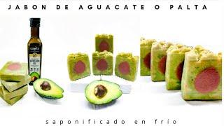 JABÓN CON PULPA DE FRUTA DE AGUACATE O PALTA