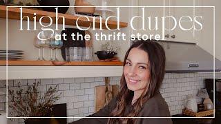 THRIFTING MCGEE & CO HOME DECOR INSPIRATION | Dupes at the thrift store & home decor on a budget.