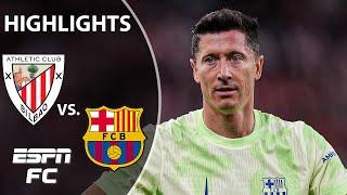 Lewandowski brace  Athletic Club vs. Barcelona | LALIGA Highlights | ESPN FC
