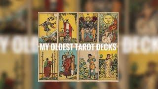 My Oldest Tarot Decks #ElderDecks