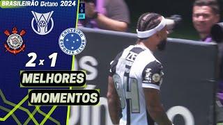 Corinthians x Cruzeiro | Melhores Momentos | Brasileirão 2024