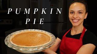 VEGAN PUMPKIN PIE (also GF) // Thanksgiving 2024 