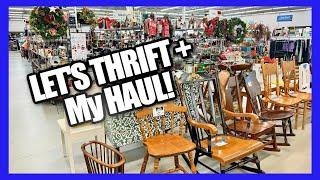 THRIFT WITH ME! & MY HAUL! Thrifting 2024 #43