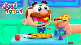 Desenho Infantil Totoy | José Totoy e a Historinha da Pizza Quase Calabresa!!! Em português