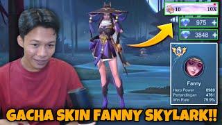 GACHA SKIN EPIC FANNY SKYLARK MODAL 10 TOKEN DOANG BISA??!! - Mobile Legends