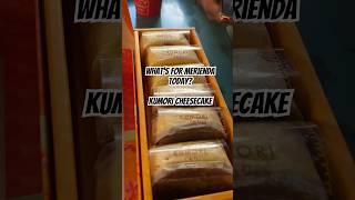 What’s your merienda today? Kumori Cheesecake #foodie #cheesecake #merienda #travelforfood #vlog #fy