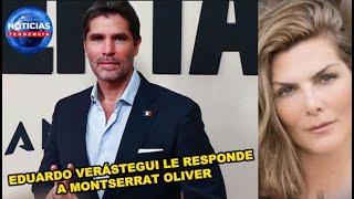 Eduardo Verástegui responde a Montserrat Oliver tras recomendarle un psiquiatra por criticar a Wendy