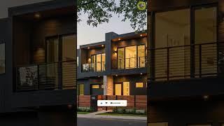 Modern Black House with Sleek Architectural Desig