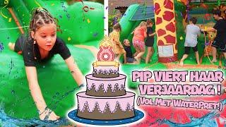 PIP'S VERJAARDAG 8 JAAR !! EEN SPETTEREND TUINFEEST !! *CHAOS!!* - De Bakkertjes #904