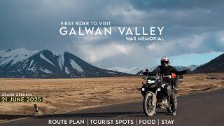 FIRST TIME ON YOUTUBE - RIDE TO GALWAN WAR MEMORIAL IN LADAKH | ROUTE | STAY | EP-02 LEH TO GALWAN