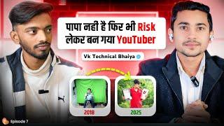 पापा नहीं है फिर भी Risk लेकर बन गया YouTuber| Vinod Rajput Aur Techno Bittu Ka unfiltered Podcast