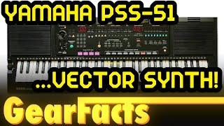 Yamaha PSS-51 Vector joystick synth. Stick it to the man!