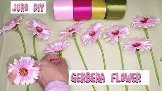 DIY| How To Make satin Ribbon Flower | flower Bouquet #satinribbonflowers