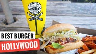 HOLLYWOOD CARNEY'S TRAIN Restaurant  Best Hot Dogs & Burgers (Foodseeing Los Angeles)