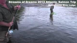 Streams of Dreams 2013 Atlantic Salmon Trip Harry Huff 31 lb Salmon Thomas and Thomas DNA Spey Rod