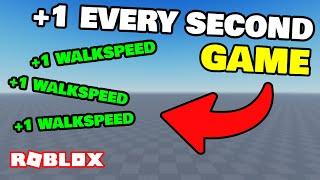 How to make a +1 EVERY SECOND GAME in ROBLOX STUDIO!