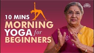 10-Min Easy Morning Yoga Flow for Beginners | Full Body Yoga Stretches | Strength & Energy Boost