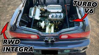 Rear Engine Integra DOMINATES v8’s on the STREET!