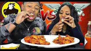 BUFFALO WILD WINGS VS. WING STOP. FT BLOVESLIFE WHO’S HOTTER?? (BLAZIN vs. ATOMIC) 