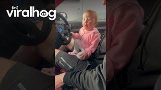 Dad Revs His Car for His Daughter || ViralHog