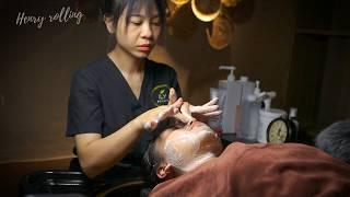 You have never tried a hair SPA like this! Blissful hair wash She ever had - SOOTHING WATER MASSAGE