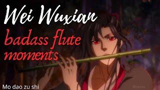 Wei Wuxian badass flute moments (compilation of Wei Ying flute plays) MDZS (season 1) PART 1