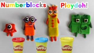 Lets Make Numberblocks 1-5 out of Playdoh! Learn Colours, Create and Play!