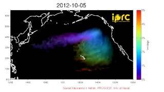 Tsunami debris model movie with windage