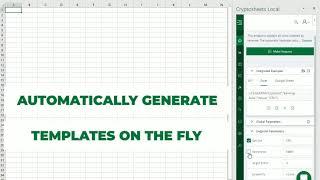 Automatically Generate Spreadsheet Templates with the Cryptosheets Console