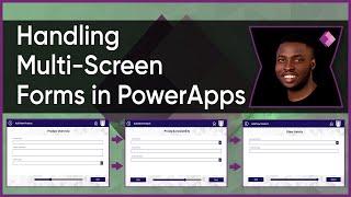 Create Multi-Screen Forms in PowerApps