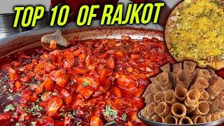 Top 10 Indian Street Foods in Rajkot | Famous Street Foods of Gujarat | Street Food India