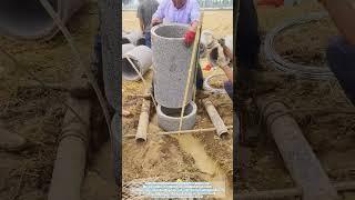 Foundational Work: Installing Cement Pipes