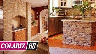  KITCHEN MAKEOVER  50+ Stunning Kitchens Ideas with Stone Accents - COLARIZ