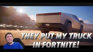 Cybertruck Owner Reacts to Cybertruck Fortnite Trailer