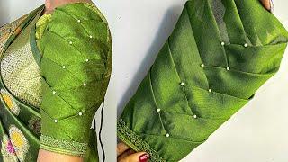 Trending sleeve design cutting and stitching| blouse sleeves design| बाजू का डिजाइन sleeves design|