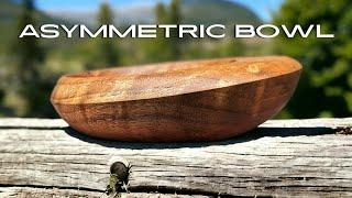 5 Minute Bowl - multi-axis walnut bowl woodturning short