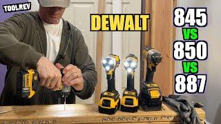 DeWalt Impact Drivers 845 850 887