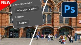 NEW, AUTO REMOVE Distractions in Photoshop with ai tool