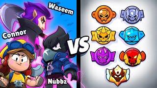 Can 3 YouTubers Beat EVERY RANK in Brawl Stars?