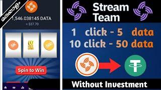 Watch Videos And Earn DATA || without investment || Crypto Tricks Malayalam