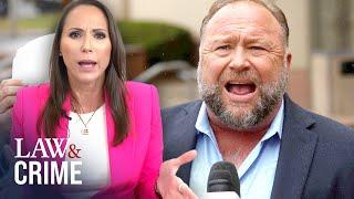 Judge Reacts to Alex Jones Sandy Hook Case as Infowars Goes Up for Sale