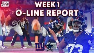 Giants Week 1 Offensive Line Report