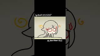 70.5 - watch with ghost 2!! (cutted) | #myghostfriend #animation #shorts #dsand #anime #cute