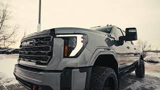 Custom 2025 GMC Sierra 3500HD AT4 in Sterling Metallic