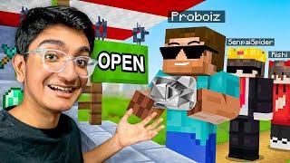 I Opened a YOUTUBERS SHOP in Minecraft!