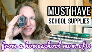 Our FAVORITE *back to school* Homeschool Supplies