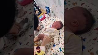 injection Vaccine Cute Baby Crying At Hospital With Nurse.#shorts