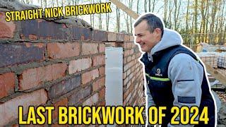 The LAST brickwork for 2024! #construction #bricklaying