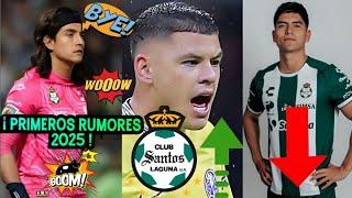 ¡ PRIMEROS RUMORES DE SANTOS LAGUNA PARA EL 2025 !  ÚLTIMAS NOTICIAS DE FICHAJES DEL SANTOS LAGUNA