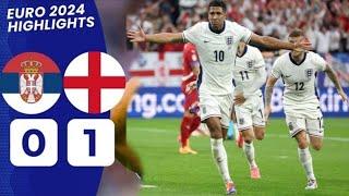 Serbia vs England (1-0) EURO 2024 Extended Highlights Goals | Jude Bellingham Goal vs Serbia